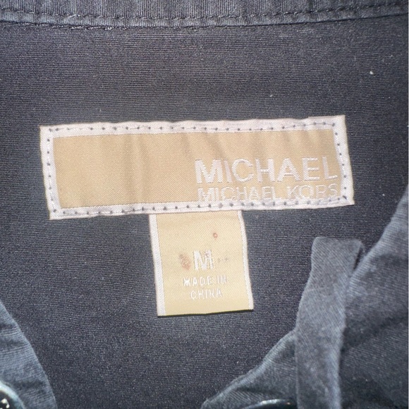 MICHAEL Michael Kors Black Lace-Up Blouse - Picture 4 of 5